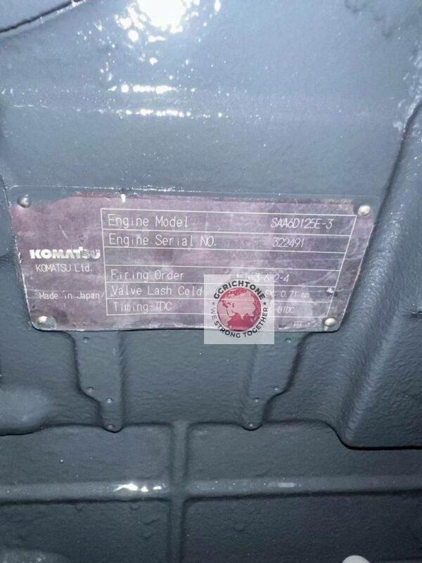 Двигатель Komatsu SAA6D125E-3 6 Двигатель Komatsu SAA6D125E-3